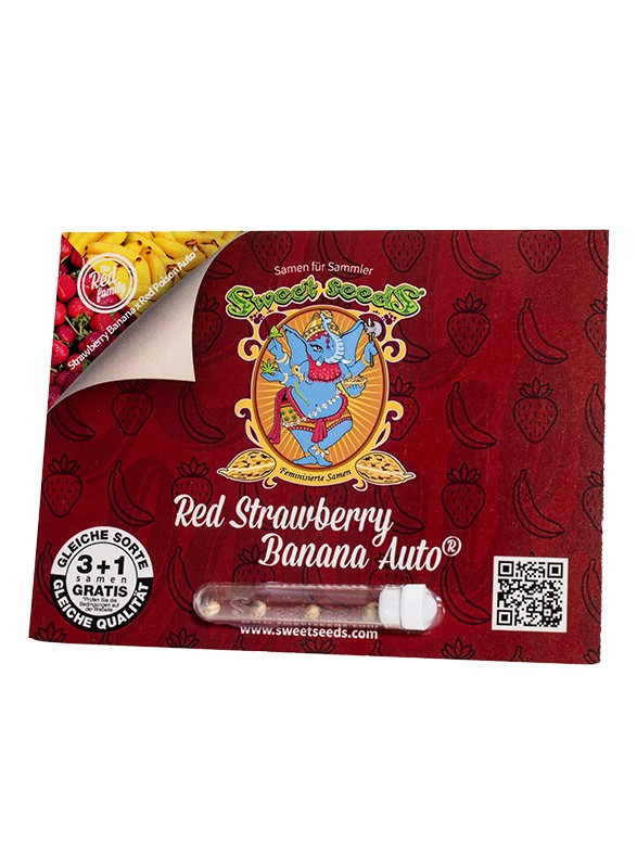 Sweet Sticker Pack - RED STRAWBERRY BANANA AUTO (3+1)