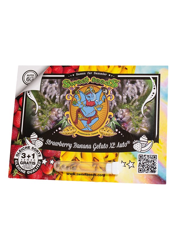 Sweet Sticker Pack - STRAWBERRY BANANA GELATO XL AUTO (3+1)