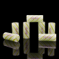 Preview: The Riptip Glasfilter Pinstripe Green Fairy Ø 8 + 12mm & Mini Cones