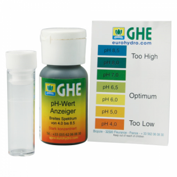 GHE pH-Test Kit mit Farbskala