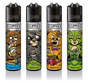 Clipper Classic Feuerzeug 'Bad Teddies'