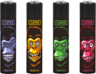 Clipper Classic Feuerzeug Serie 'Affen'