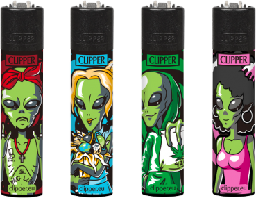 Clipper Classic Feuerzeug Serie 'Alien #2'