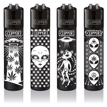 Clipper Classic Feuerzeug Serie '420 Aliens #2'