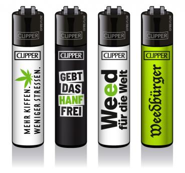 Clipper Classic Feuerzeug Limited-Serie '420 Slogans #3'