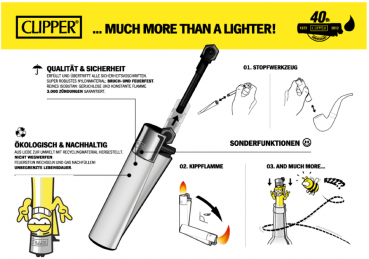 Clipper Classic Feuerzeug Serie 'Impact #4'