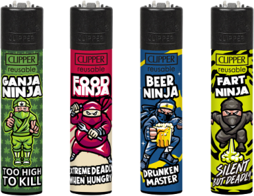 Clipper Classic Feuerzeug Serie 'Ninjas'