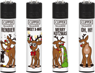 Clipper Classic Feuerzeug Serie 'Rentiere 2'