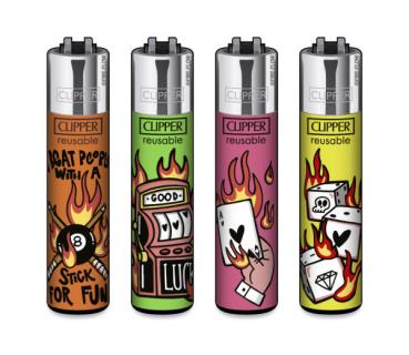 Clipper Classic Feuerzeug Serie 'Games On Fire'