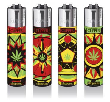 Clipper Classic Feuerzeug 'Jamaican Mandalas'