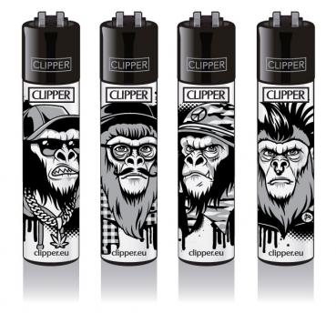 Clipper Classic Feuerzeug 'Monkeys'