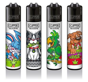 Clipper Classic Feuerzeug Serie 'Stoned Animals'