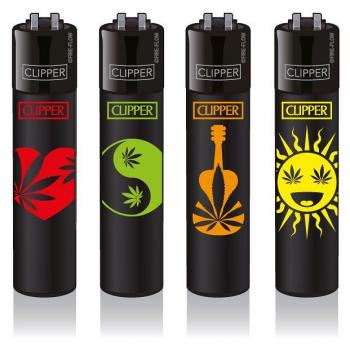 Clipper Classic Feuerzeug Serie 'Weed Shapes'