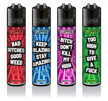 Clipper Classic Feuerzeug Serie 'Weed Statements #5'