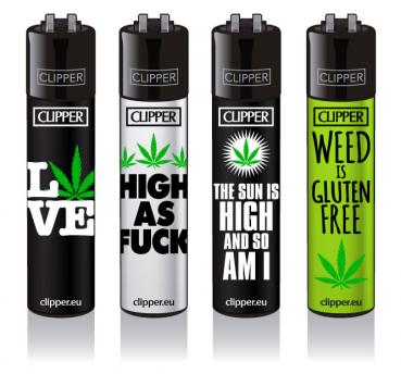Clipper Classic Feuerzeug 'Weed Statements #3'