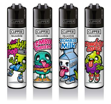 Clipper Classic Feuerzeug Serie 'Zombie Food'