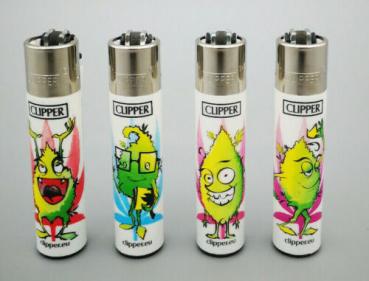 Clipper Classic Feuerzeug Serie 'Leaves Faces'