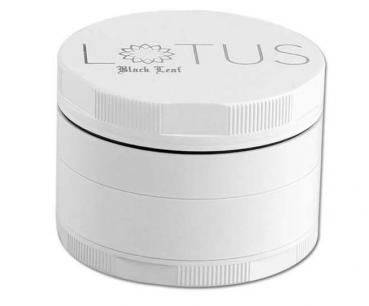 BL 'Lotus' keramikversiegelter Aluminium Grinder 4-teilig - weiß