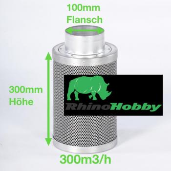 RHINO Hobby Aktivkohlefilter 250m³/h