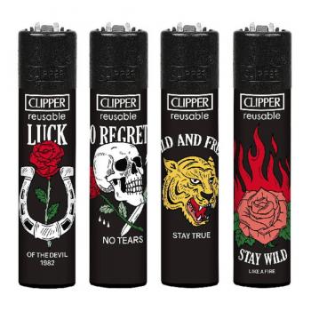 Clipper Classic Feuerzeug Serie 'Tattoo Sentences'