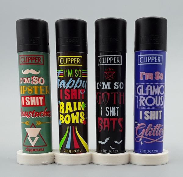 Clipper Classic Feuerzeug Serie  'I Shit'