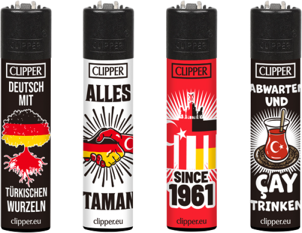 Clipper Classic Feuerzeug 'Deutsch - Türkisch'
