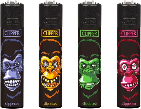 Clipper Classic Feuerzeug Serie 'Affen'