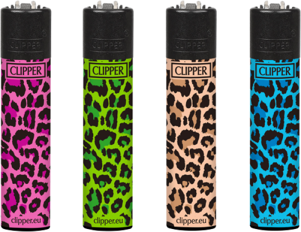 Clipper Classic Feuerzeug Serie 'Leoparden'