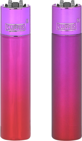 Clipper Classic Feuerzeug Metal 'Pink Icy' + Etui