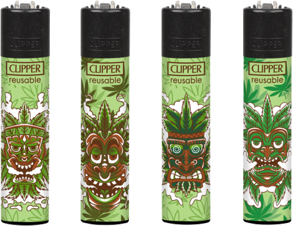 Clipper Classic Feuerzeug Serie 'Tiki Mask'