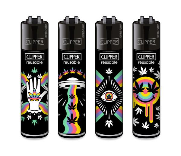 Clipper Classic Feuerzeug Serie '420 Rainbow'