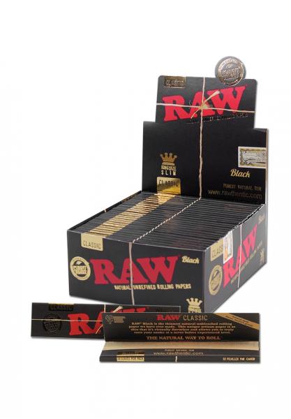 RAW Papers 'King Size Classic Black Edition'