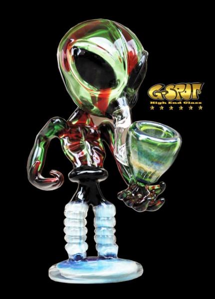 G-Spot Glaspfeife Alien