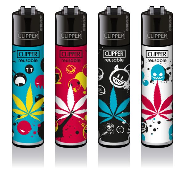 Clipper Classic Feuerzeug Serie 'Bad Smiley'