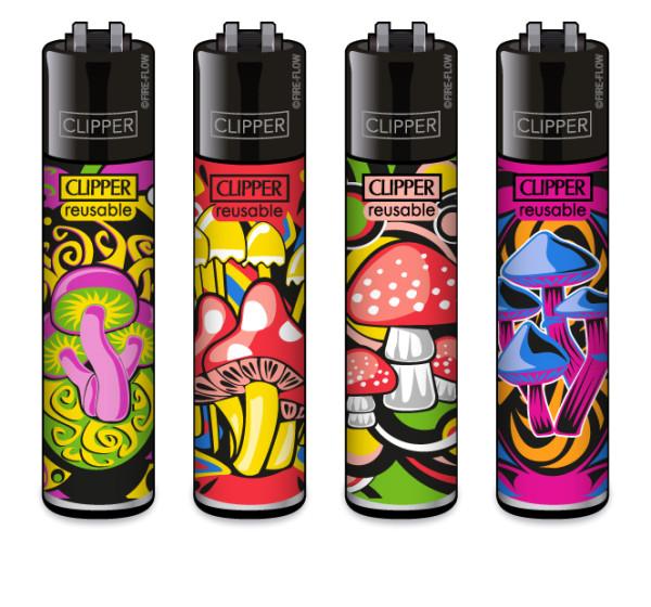 Clipper Classic Feuerzeug Serie 'Mushroom'