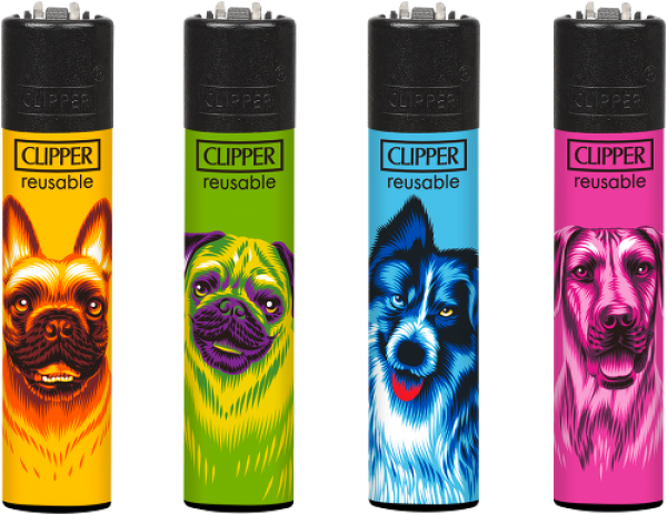 Clipper Classic Feuerzeug Serie 'Hunde'