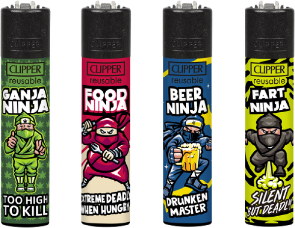 Clipper Classic Feuerzeug Serie 'Ninjas'