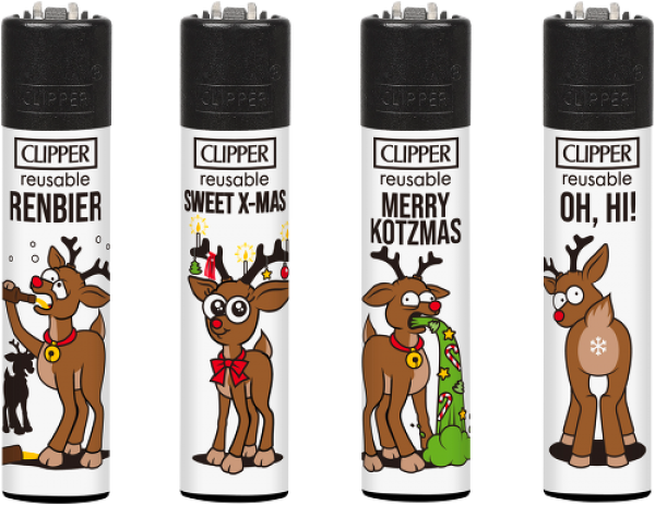 Clipper Classic Feuerzeug Serie 'Rentiere 2'