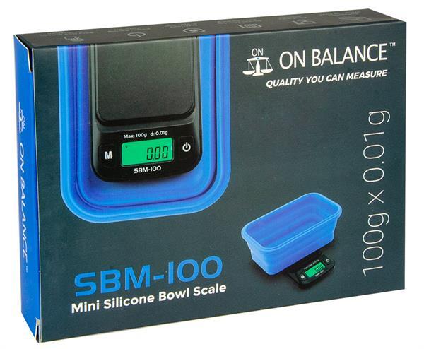 Digitalwaage 'On Balance SBM-100' mit faltbarer Silikonschale