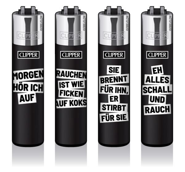 Clipper Classic Feuerzeug Serie 'FFX Raucher Sprüche #2'