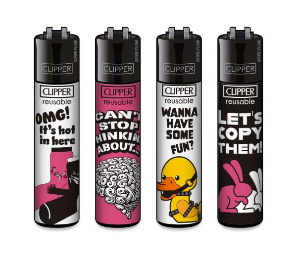 Clipper Classic Feuerzeug Serie 'Hot Quotes'