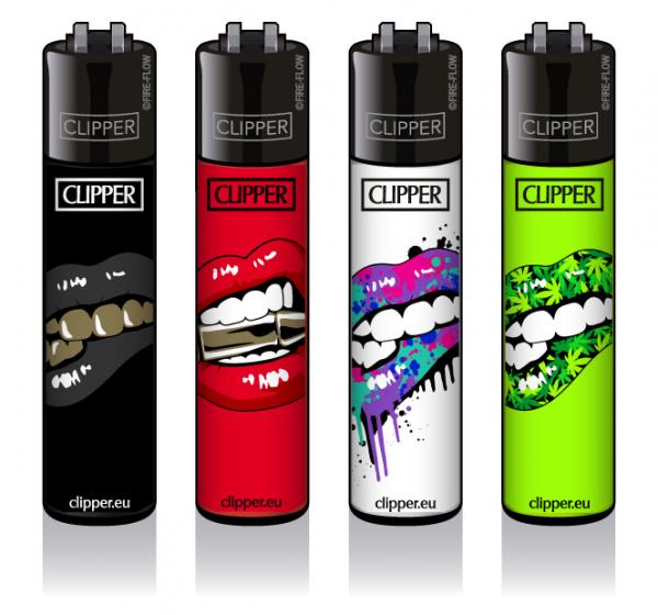 Clipper Classic Feuerzeug Serie Lips