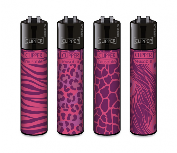 Clipper Classic Feuerzeug Serie 'Pink Wildlife'