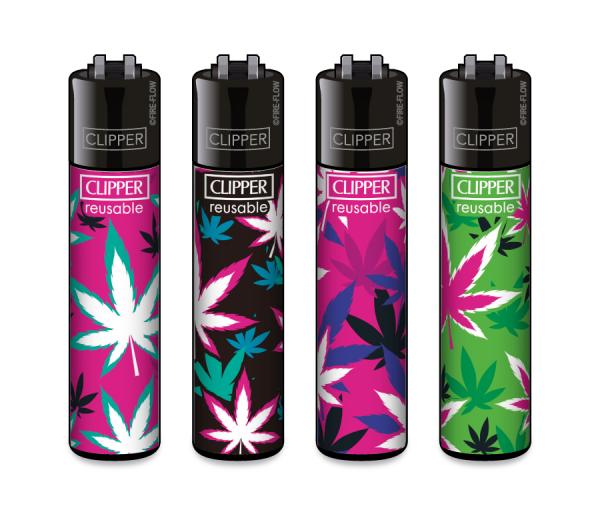 Clipper Classic Feuerzeug Serie 'Pink Leaves #3'