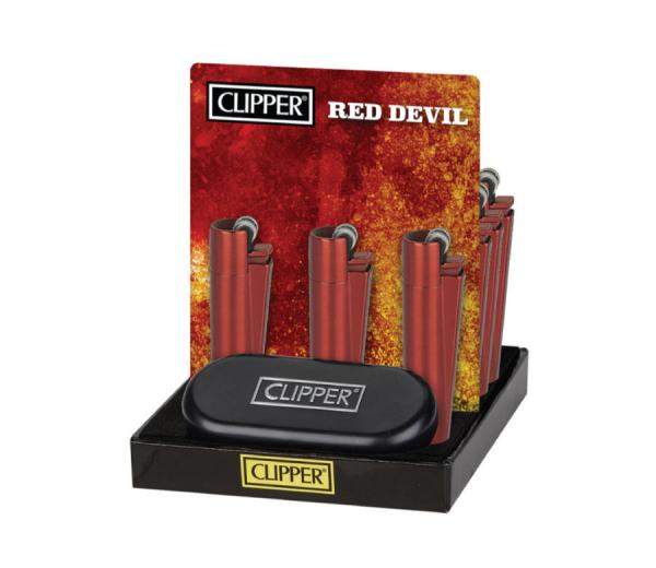Clipper Classic Feuerzeug Metal 'Red Devil'