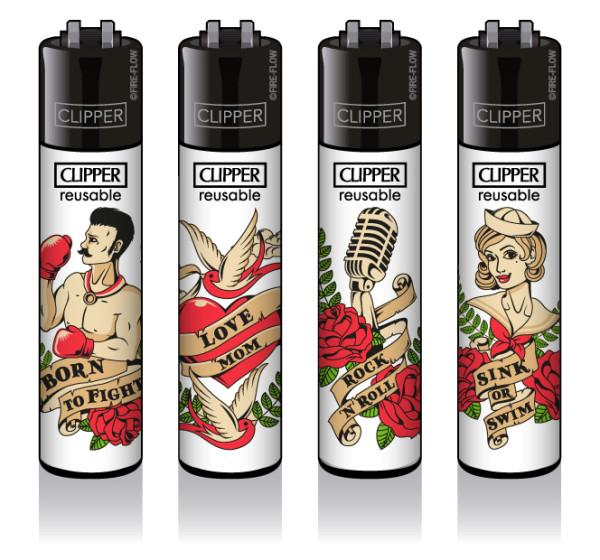 Clipper Classic Feuerzeug Serie 'Tattoo #10'