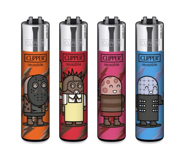 Clipper Classic Feuerzeug Serie 'Terror Pixel'