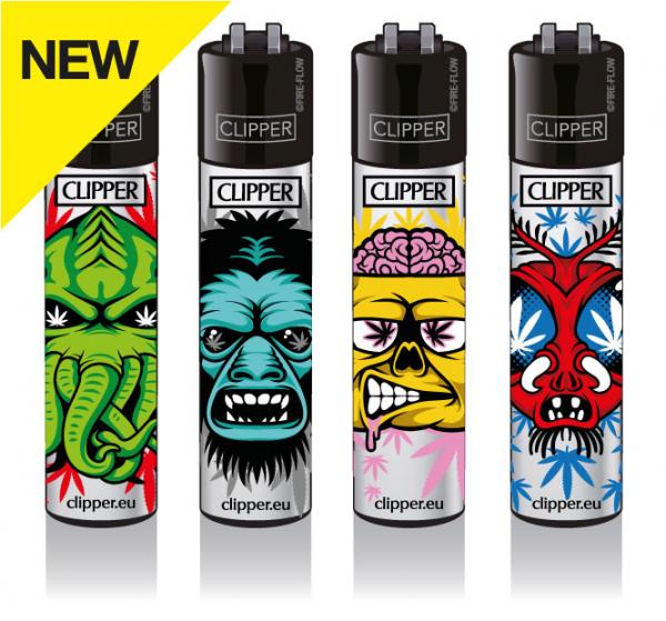 Clipper Classic Feuerzeug Serie  'Weed Monster'