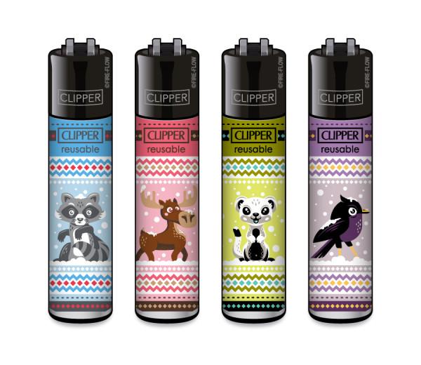 Clipper Classic Feuerzeug Serie 'Winter Animals #2'