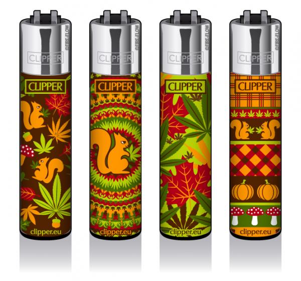 Clipper Classic Feuerzeug Serie 'Herbst Leaves'